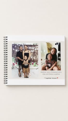 Image of HBH Birthday Keepsake Album with Custom Photos Memory Scrapbook | Customized Photo Frame