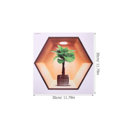 Calcomanías de pared de plantas para decoración sofisticada en casas modernas 3