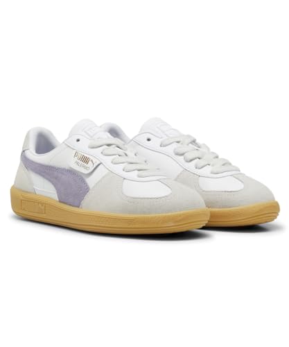 Image of Puma Unisex Adults' Palermo LTH 396464 Sneakers, 24 Fall Winter Color Puma White /Pale Plum /Gum (15), 28.0 cm