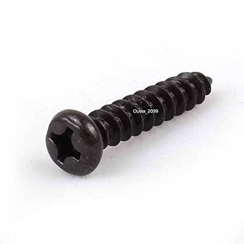 Tornillo autorroscante M3 x 7mm cabeza redonda Phillips negro pack 100 miniatura 4
