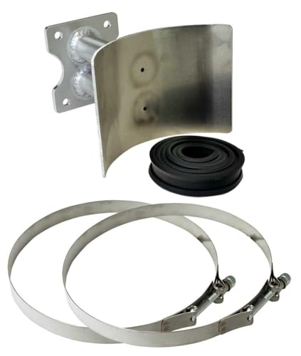 Moroso 22760 Dry Sump Tank Mount for 8" Tanks, Straight Design