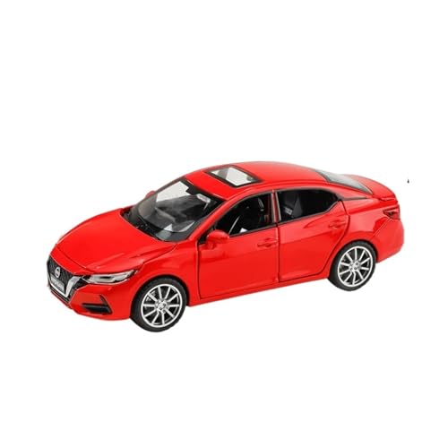 Répliques miniatures véhicules à moteur 1:32 pour Nissan Sylphy rouge