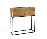 Material: metal y madera reciclada