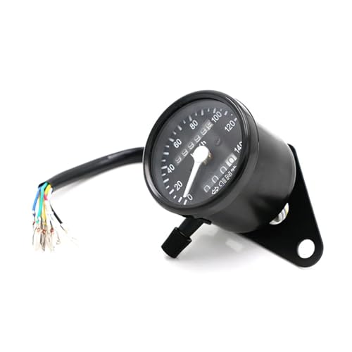 Compteur de vitesse moto universel 12V avec double odomètre et tableau de bord