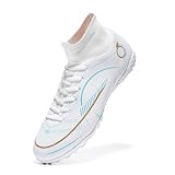Football Shoes Mens Zapatos de Futbol para Hombres Indoor Soccer Shoes Football Boots Tacos de Futbol para Hombre Soccer Cleats White