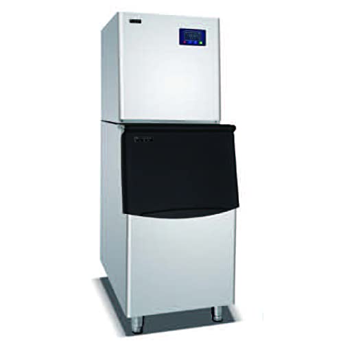 Koalalko Commercial Ice Maker Machine - 594 LBS/24H with 286 Pounds Storage Bin Capacity - 110V Freestanding Automatic Clean Clear Cube Crushed Ice Maker for Home, Business, Restaurants, Bars