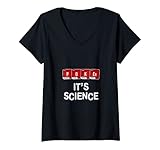 Womens Poker Periodic Table Of Elements Science funny Gamble V-Neck T-Shirt