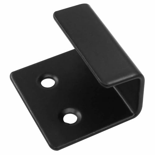 Image of Bivethoi 10 Pcs Tile Display Wall Hanger, Stainless Steel Wall Mount Brackets Hook, Heavy Duty Tile Hanger for Mirrors, Picture Frame Ceramic Wall Display (Large Size, Black)