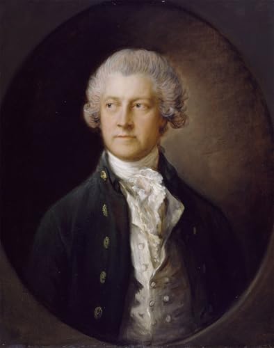 Tableau Toile Portrait Gainsborough 60x90cm pour habiller un mur vide avec élégance