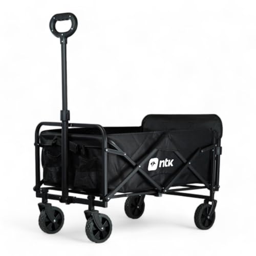 NTK, Carrinho Dobrável Transport P, 67cm, Inox com Acabamento Epóxi, Suporta até 80kg, Ideal para Ca