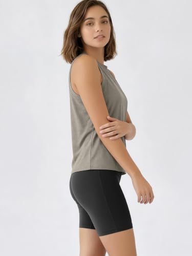 Image of ODODOS Women's Performance Tank Ultra Soft odSTRATUM Tech Sleeveless Tee Shirts High Crew Neck Pullover Top