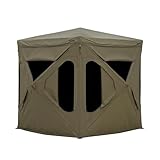CAGE® 2.0 Permanent Hub Blinds, RD30 Permanent Hub Blind, Hunting Blind, Durable, Rigid Framework, Pop-Up Hub System, Withstand™ All-Weather Fabric, 3-Person, 66” x 66” x 76”, CRD30B