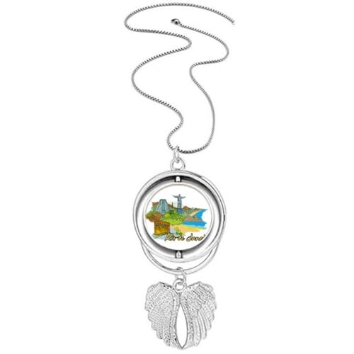 Collier rotatif Rio de Janeiro ailes d'ange pour sublimer vos tenues d'été