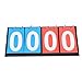 Uxsiya Portable Sports Score Counter Lightweight Various Types for Soccer Basketball Table Tennis (Four Digit Scoreboard)
