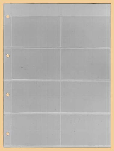 10x KOBRA-Telefonkartenblatt Nr. E142 feuillets pour cartes de collection