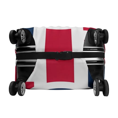 U.S. UK And Canada Flag Travel Luggage Cover for Suitcase 19-32 Inches Elastic Washable Baggage Protector 6