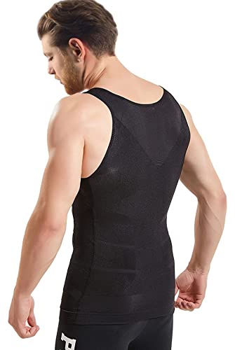 Mistirik Compression Shirts for Men - Mens Slimming Body Shaper Vest - Tight Tank Top for Men - Compression Shirt Tank Top4