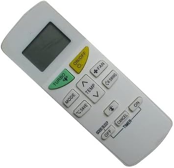 HCDZ Replacement Remote Control for Daikin FTXB20C2V1B FTXB25C2V1B FTXB35C2V1B FTKS09SL116 FTKS09SL216 FTKS12SL116 FTKS12SL216 FTKS18SL216 FTKS24SL216 Inverter Wall Mounted Type Air Conditioner
