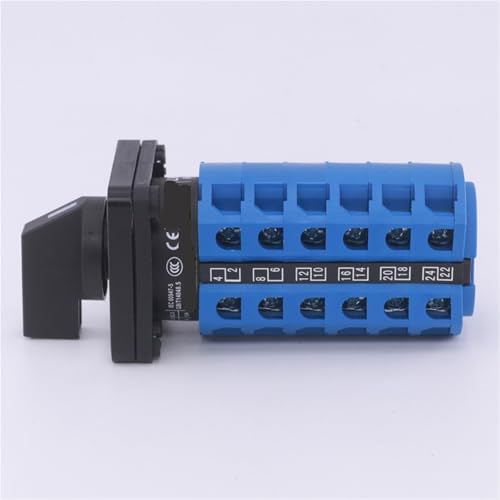 Interruptor de transferencia universal LW26-25/6 conmutador de 25A y seis cables para motor 3