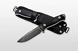 Lion Steel LIONSTEEL M5B G10 Bushcraft Fixed Blade Knife Sleipner Steel and Black G10 Hunting Knives