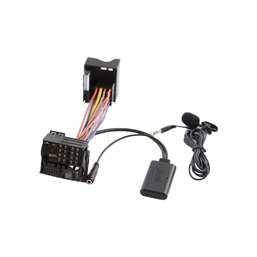 TOTMOX Audio Aux Adapter with Microphone, Audio AUX Adapter Compatible with BMW Z4 E85 2003-2008, Compatible with BMW Z4 E86 2003-2008, Compatible with Mini Cooper R50 2003-2006