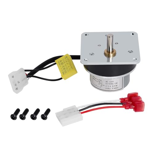 Domasvmd Adecuado para PS35 PS50 CAB50 Estufa de pellets Auger Combustibles Motor de alimentación para estufa de pellets de leña Chimeneas Furnance 8124421 Componente de sistema de calefacción de