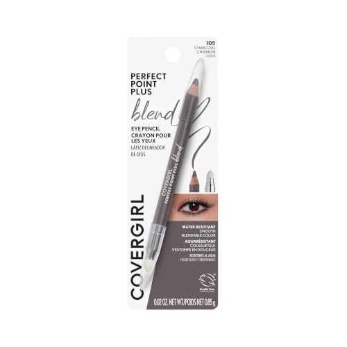 COVERGIRL Perfect Point Plus Blend Eyeliner Pencil - 105 - Charcoal, 0.85g (0.02oz) - image 1