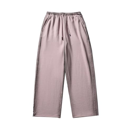 Men's Cotton Retro Workwear Pants - Loose-Fit Straight-Leg Casual