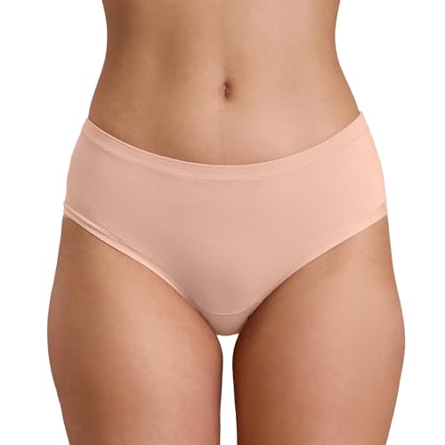 Image of NYKD (NYP383 Super Soft Modal Hipster Panty for Women | Medium Rise & Medium Coverage | Anti-Chafing, Rash-Free Comfort with Super Soft Elastic | All-Day Wear