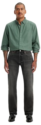 Levi's 501 Original Jeans, Erkek Kot Pantolon, Black (3518),…