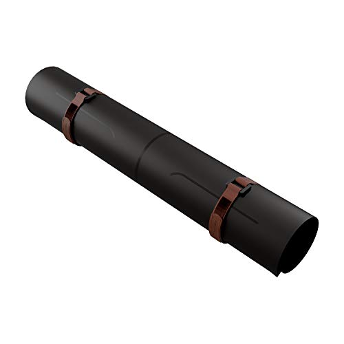 FrenzyBird 5 mm PU Yoga Mat with Carrying Strap and Alignment Marks, Anti Slip and Easy to Clean, Provides Perfect Cushioning, Ideal for Beginners and Advanced Yogis