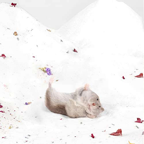 Image of BUCATSTATE Dust-Free Hamster Bath Sand Plant Scented Bathing Sand for Dwarf Syrian Hamster and Other Small Animals 3.3lb /1.5kg