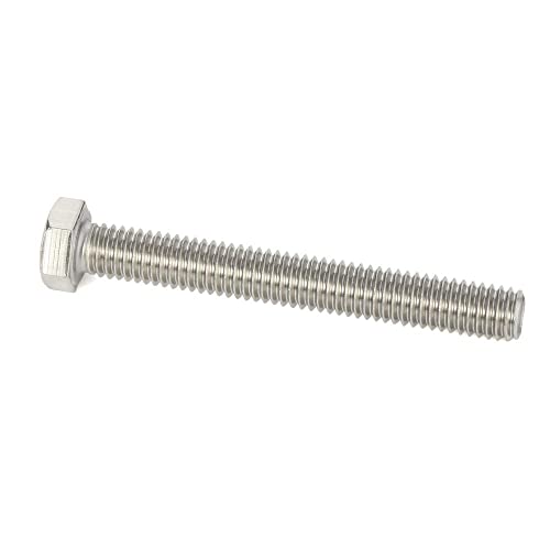 Tornillo hexagonal de 1/2-13 acero inoxidable 18-8 con acabado liso de alta resistencia pack de 2 2
