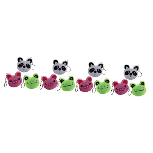 Mètre ruban rétractable panda Gatuida : lot de 12 rubans de couture flexibles
