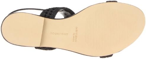 Rockport Women's Nahara H-Band Woven Sandal,Black,5 M US | Image 3