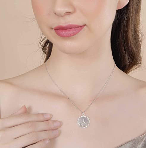 Image of Miss Highness 925 Silver Butterfly Pendant Necklace for Women & Girls | Daily Wear | Silver Jewellery With Authenticity Certificate | Gift for Girlfriend Wife | With Chain Pendant