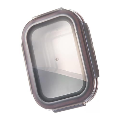 Image of Fridge to Oven Microwave Safe Stainless Steel Reusable Food Storage Containers with Leak-Proof and Airtight Lids (Rectangle 1000 ML)