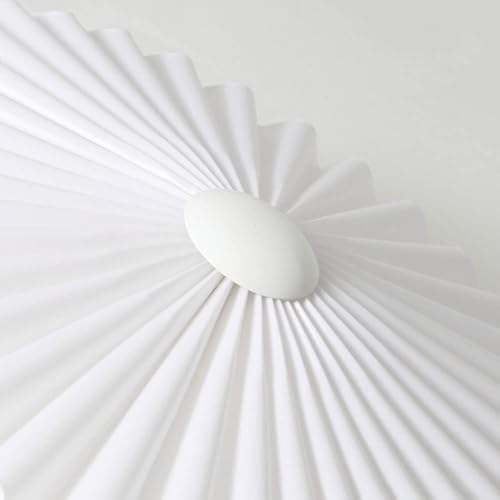 Plafonnier simple rond à LED plissé avec éclairage décoratif de salle à manger - 5