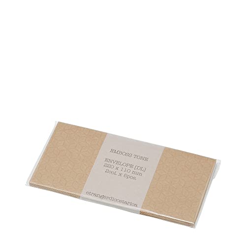 エトランジェ・ディ・コスタリカ 封筒 10枚入り #TONE DL EMBOSS 0002-ENV-DL-005