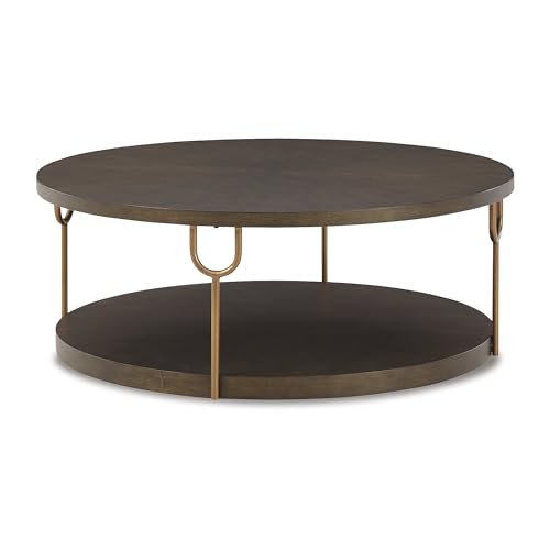 Signature Design by Ashley Brazburn Contemporary Round 42" Coffee Table,