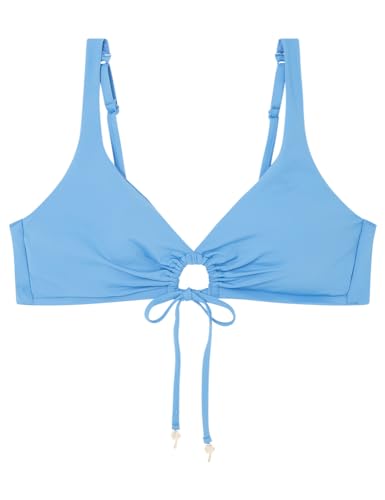 Women' Secret, Mujer, Top Bikini Alta Capacidad Halter Azul, Dream Blue, 100D