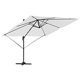 & Manutenzione: nel set è incluso 1 Roma Parasol in beige; montaggio necessario. Per una lunga durata, basta proteggere con una copertura quando non in uso, mantenendo l'ombrello come nuovo e visivamente funzionale.