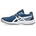 ASICS Kid's Upcourt 6 Grade School Volleyball Shoes, 4.5, MAKO Blue/White