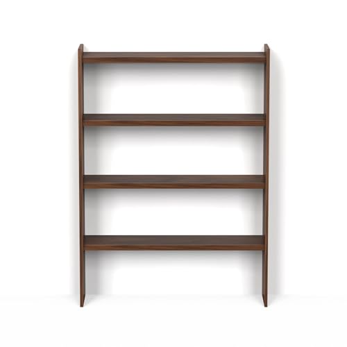 Image of BLUEWUD Yobeo 4 Tier Engineering Wood Spice Masala Rack Shelf Stand Organizer /Spice Bottle Display Rack & Cup Stand for Home & Kitchen, DIY (Do it Yourself), (Brown Maple, 36.1 X 10 X 50 Cm)