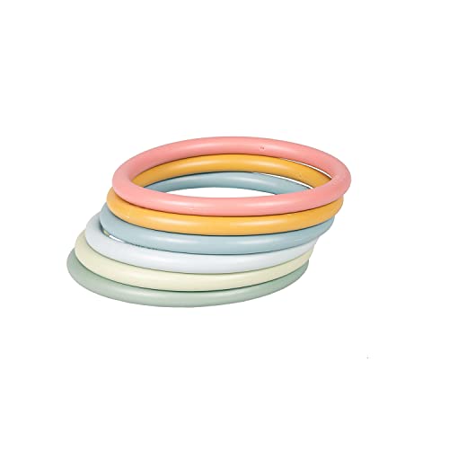 Anneaux d'activité de lancer en PVC jeu de coordination œil-main 3 ans