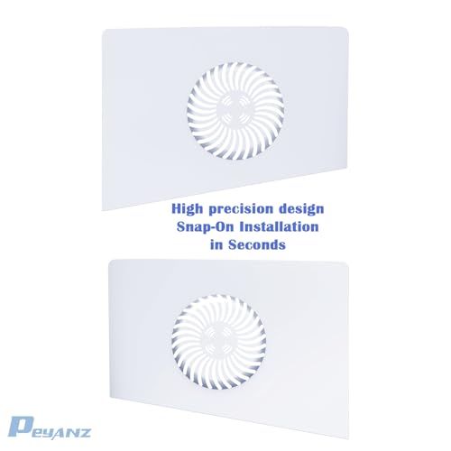 PEYANZ Upper 2 Faceplate Cover for PS5 Slim- Enhanced Cooling Vents, Protective ABS & Matt Surface | Compatible with PlayStation 5 Slim by PEYANZ - Image 4
