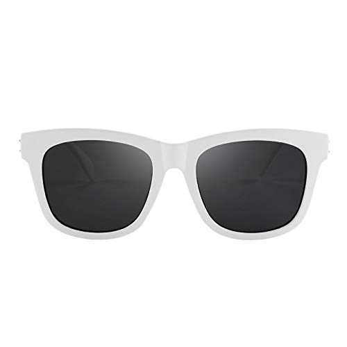 FEISEDY Classic Gold Rivets Square Polarized Sunglasses Women Men Retro Punk Style B2663