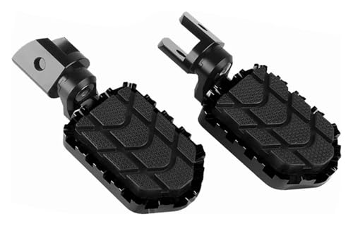 Motorrad Fußrasten Für BMW R1100GS R1150GS R1200 800GS RnineT Motorrad Verstellbare Fußstützen Aluminium(Black With Cover)