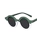 MXLHCBONT Sonnenbrille Koreanische Ausgabe Kinder-Outdoor 6 Farben Mädchenrunder Rundrahmen Personalisiertes Baby-Sonnencreme Geburtstagsgeschenk