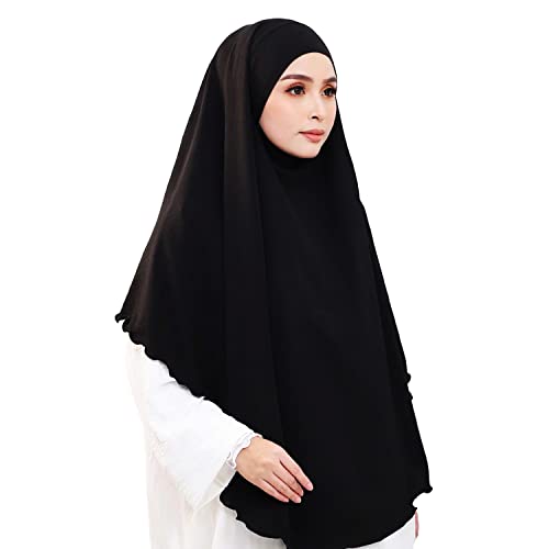 Voile Modestie Khimar 2 en 1 pour masquer le visage sans irritation et rester à l'aise